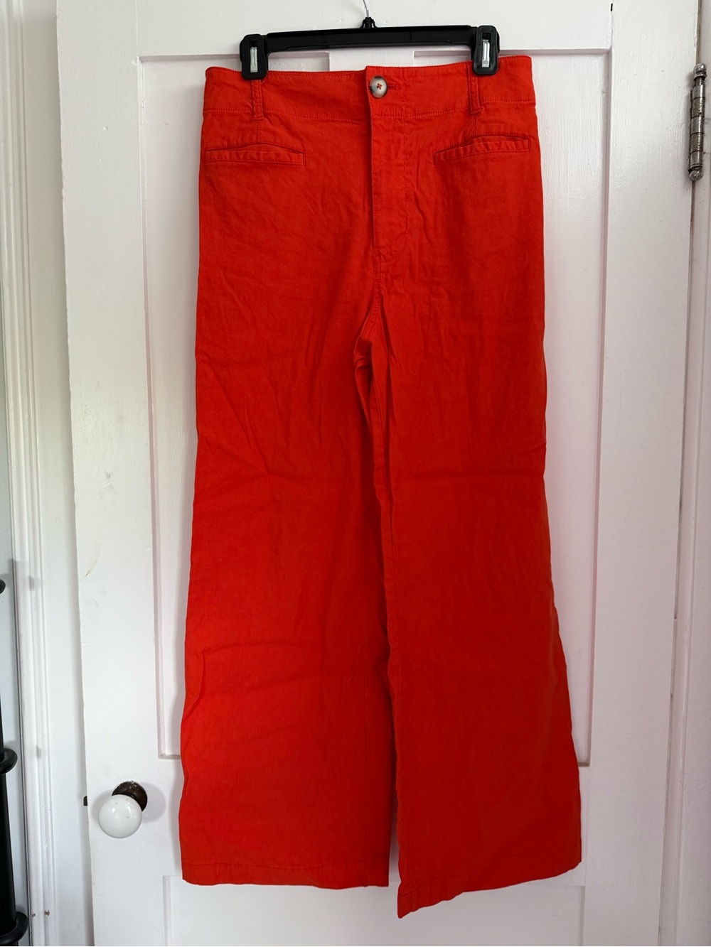 Red Orange Maeve Collete Pants From Anthropologie